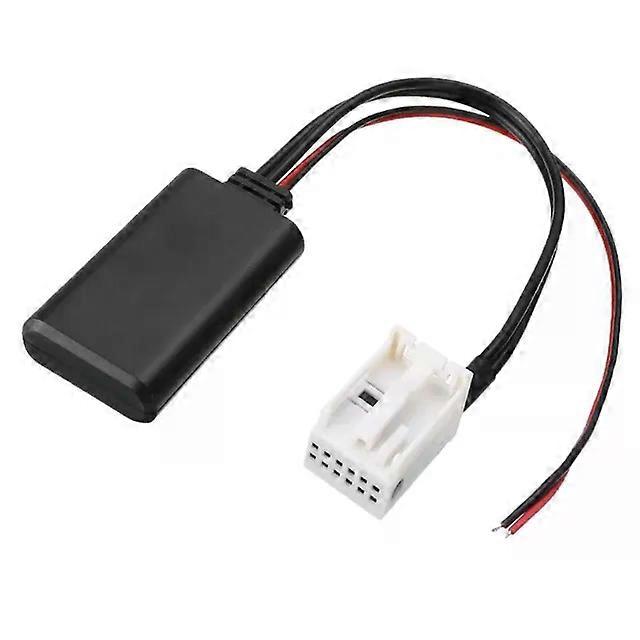 Car Bluetooth Module AUX-in Audio MP3 Music Adapter 12Pin Connector Microphone Handsfree Suitable for Peugeot RD4 Radio Model