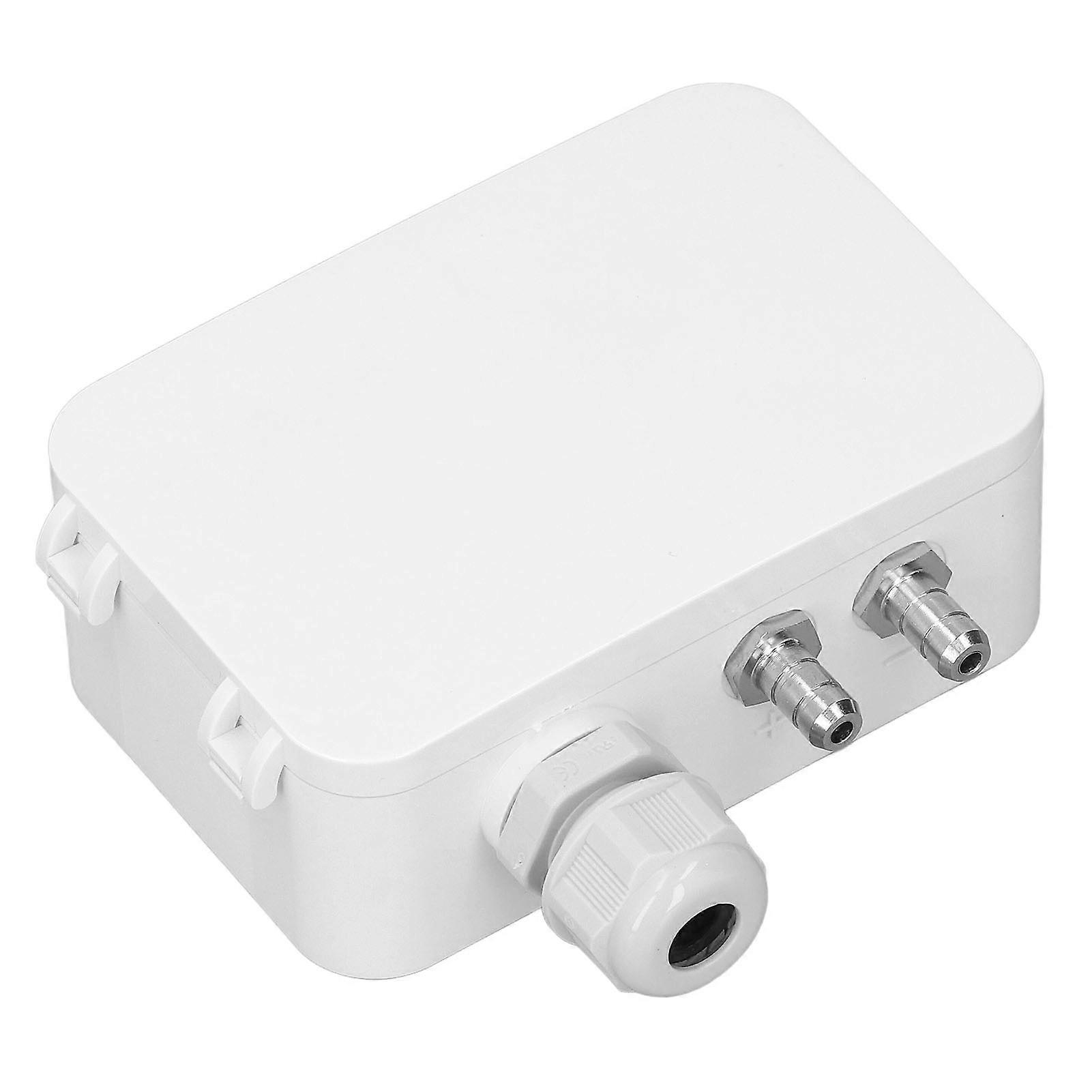 Micro Pressure Difference Sensor 0-500 Pa White ABS, ±1.0%FS Accuracy