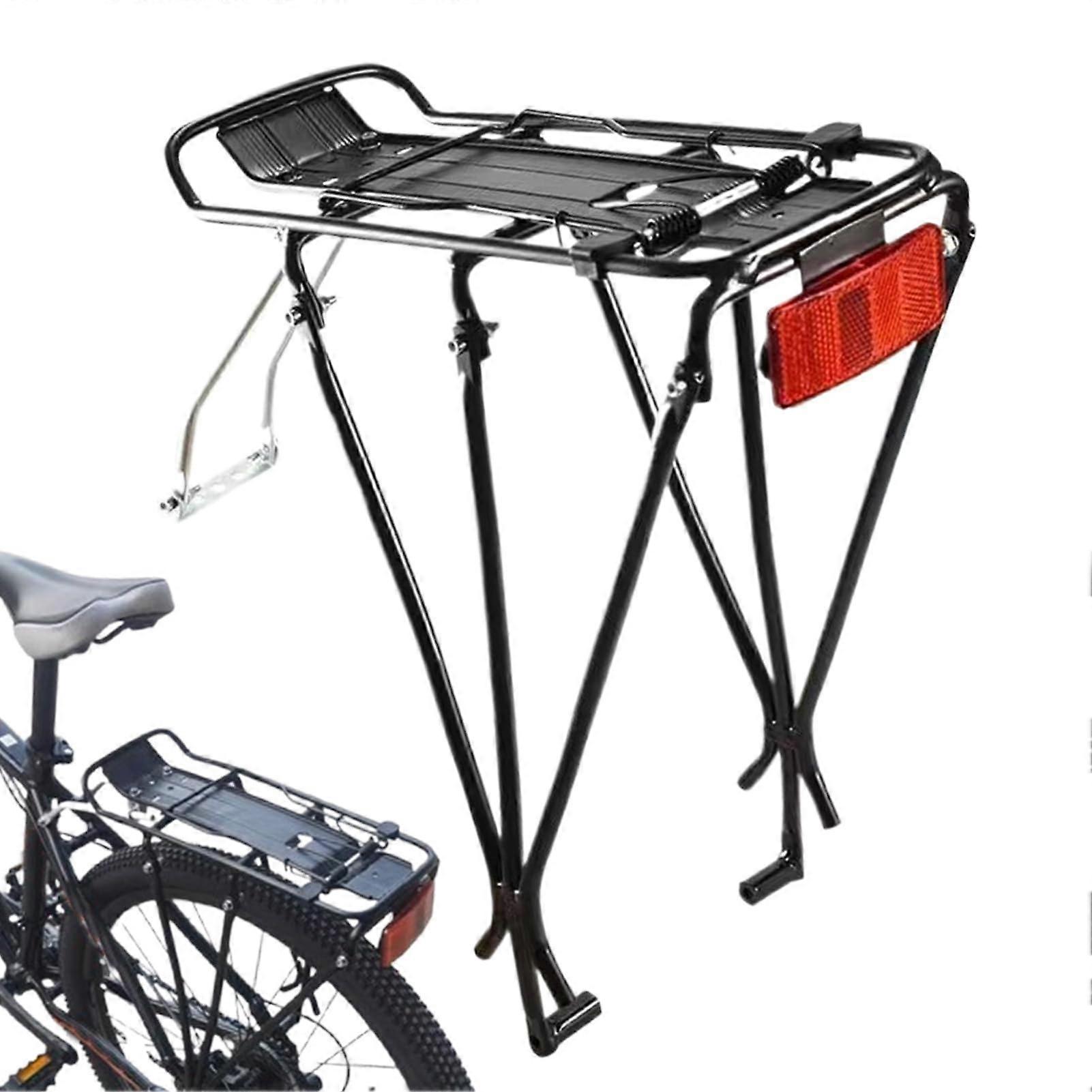 Rear Bike Rack Aluminum Alloy Maximum Load 50 Kg Adjustable Quick Release Shelf Support Reflector