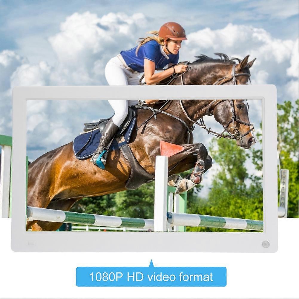 15.6in IPS 1080P Digital Photo Frame with Body Induction White