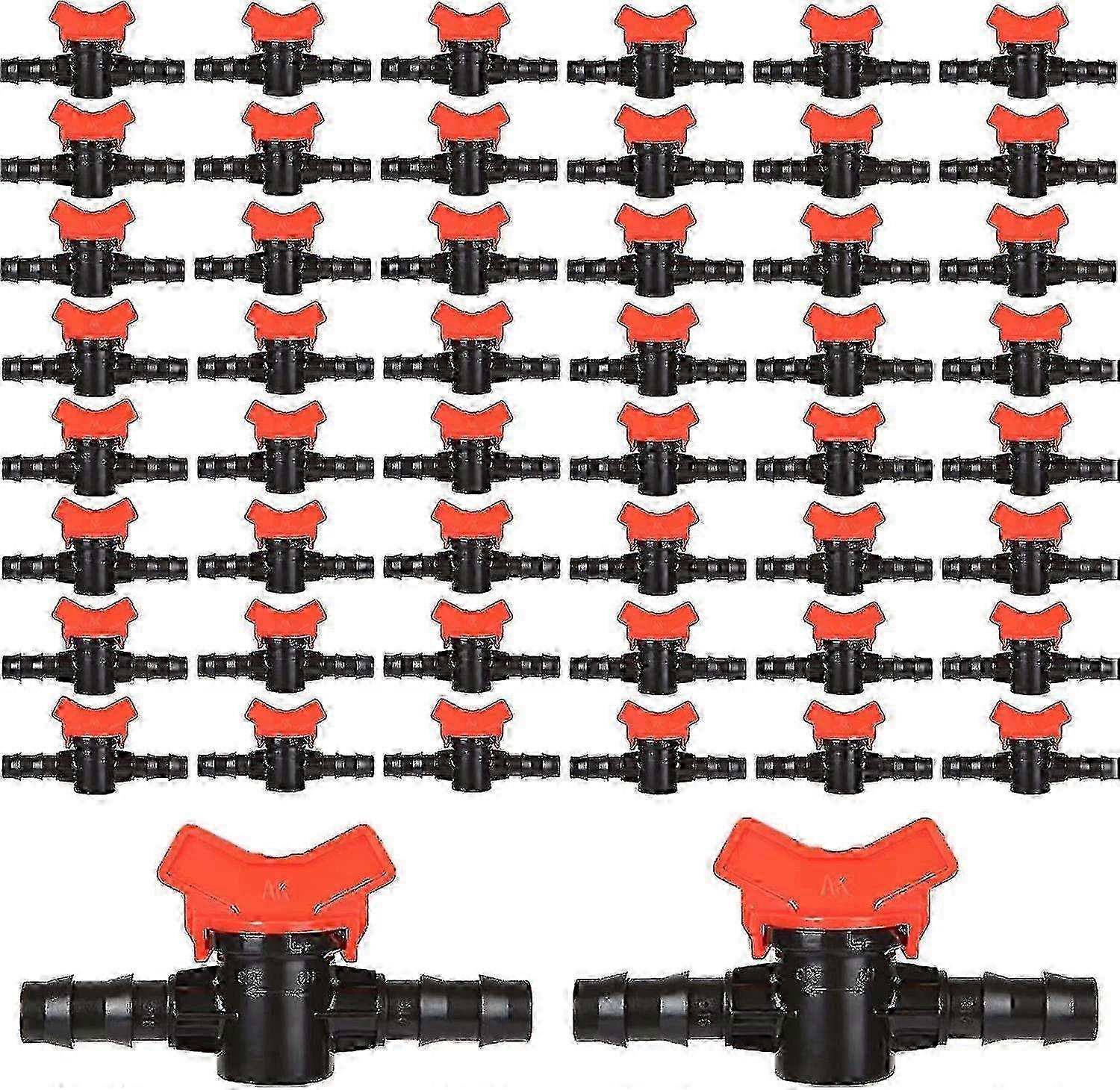 Set Of 50 Hose Irrigation Valve, Connecting Hose 16mm Garden Plastic Valve For Irrigation System f74 2025