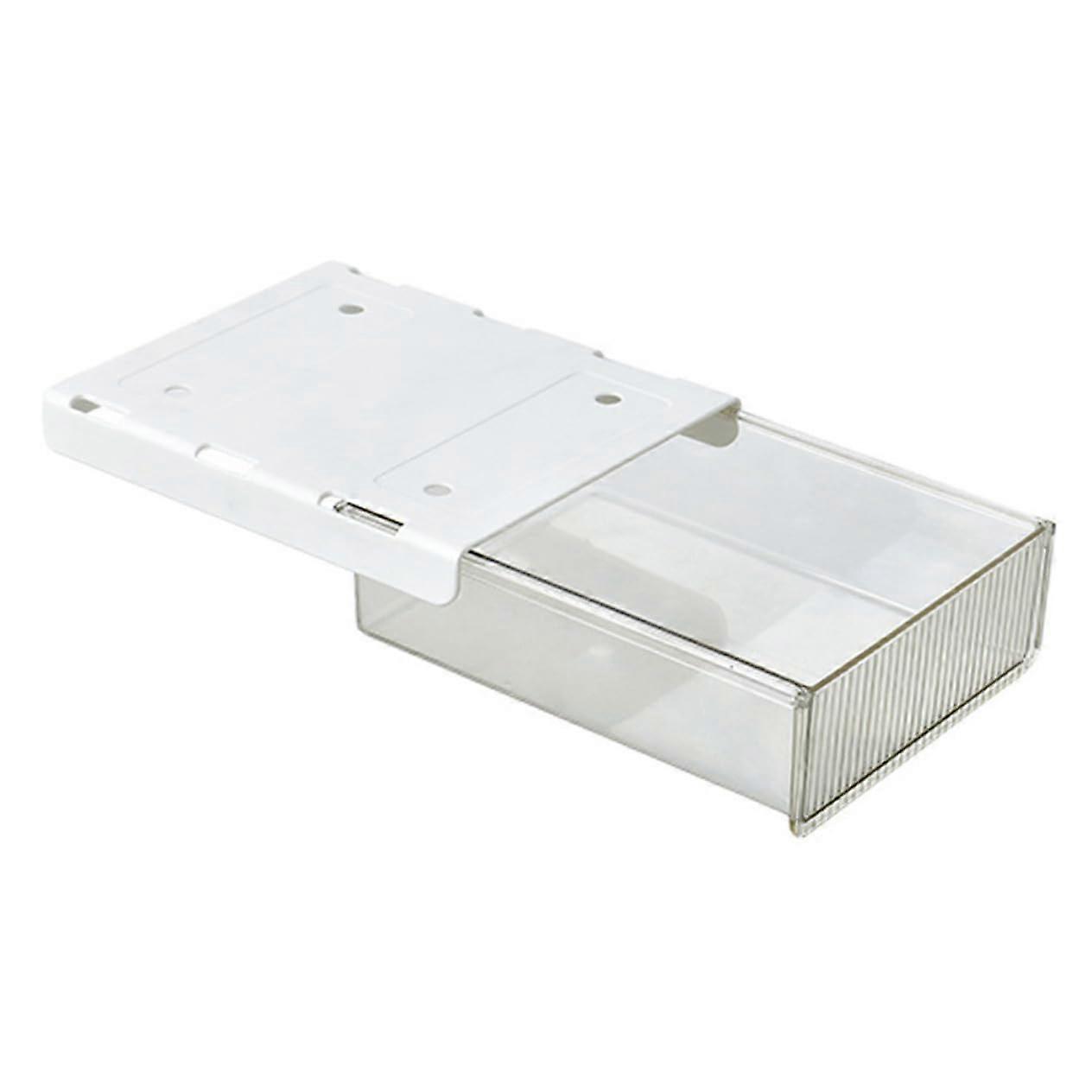 Under Desk Drawer Organizer SelfAdhesive Tape Storage for Stationery Remote Control and Makeup SpaceSaving