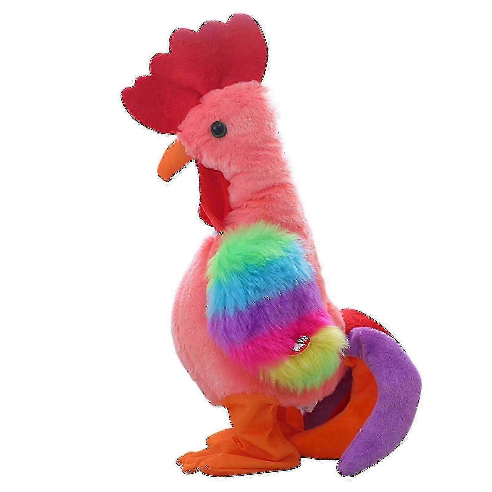 Electronic Robot Chicken Toy with Dance and Music - Soft Plush Gift for Kids in the UK