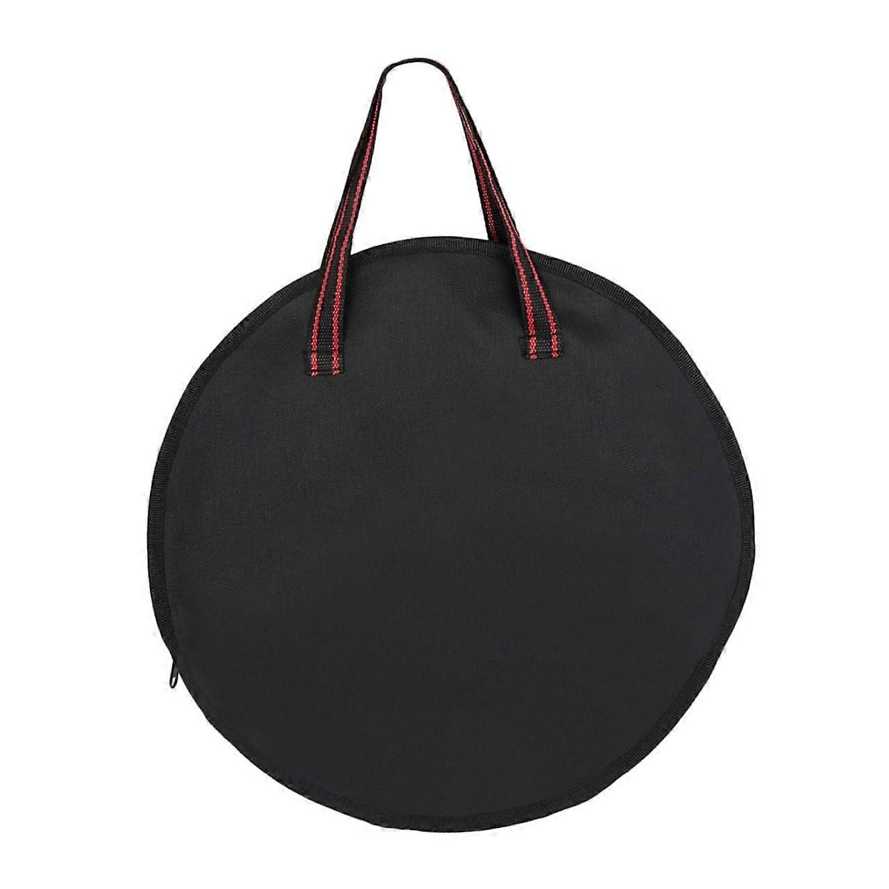Silent Drum Pad Storage Bag Portable Drum Case, Lightweight Nylon, Fits Drum Pads, Sticks Accessories, Carry Handle