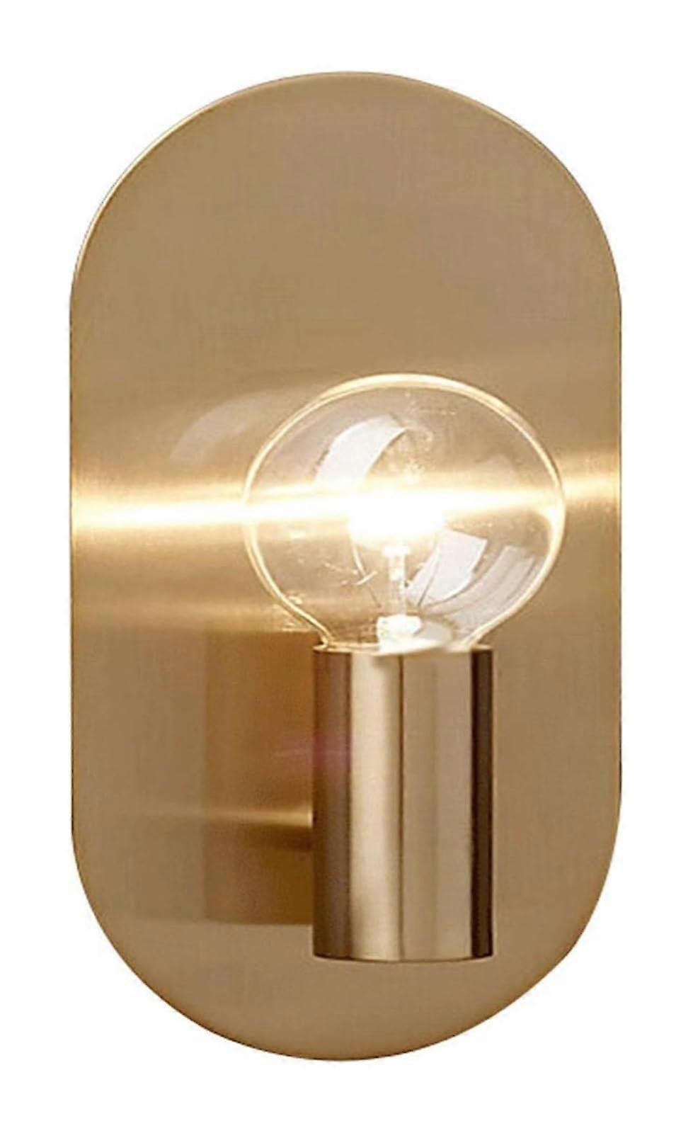 Copper Wall Lamp Modern Wall-Mounted E14 Socket Holder, Living Room And Bedroom Decorative Wall Light