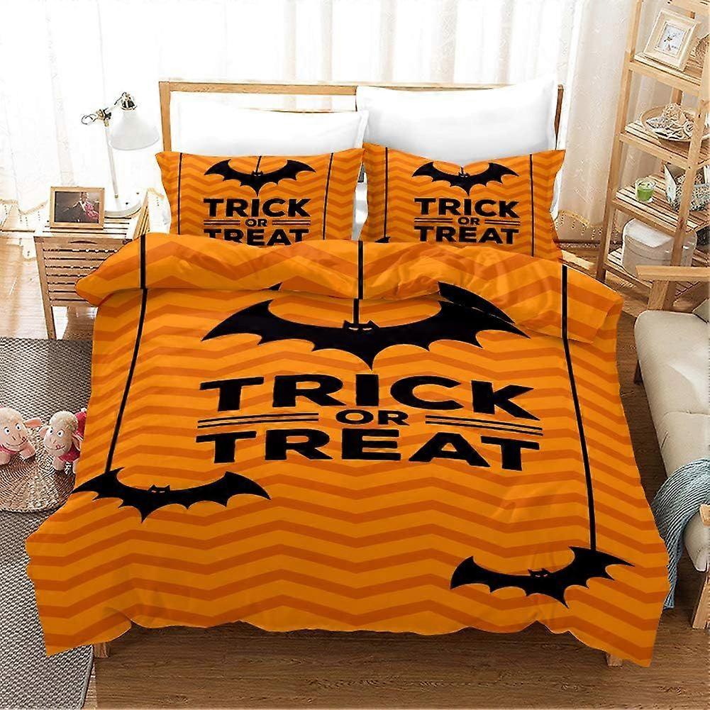 e398 Allerheiligen Bedding Set - Duvet Cover and Pillow Case Microfibre 3D Digital Print Three-Piece Bedding Set (Duvet Cover + Pillowcases) r398