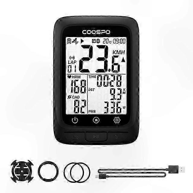Cycling GPS Device with Bluetooth and ANT+ Support, Waterproof Build, 2.4 Inch Screen for Speed Monitoring and Navigation Tracking