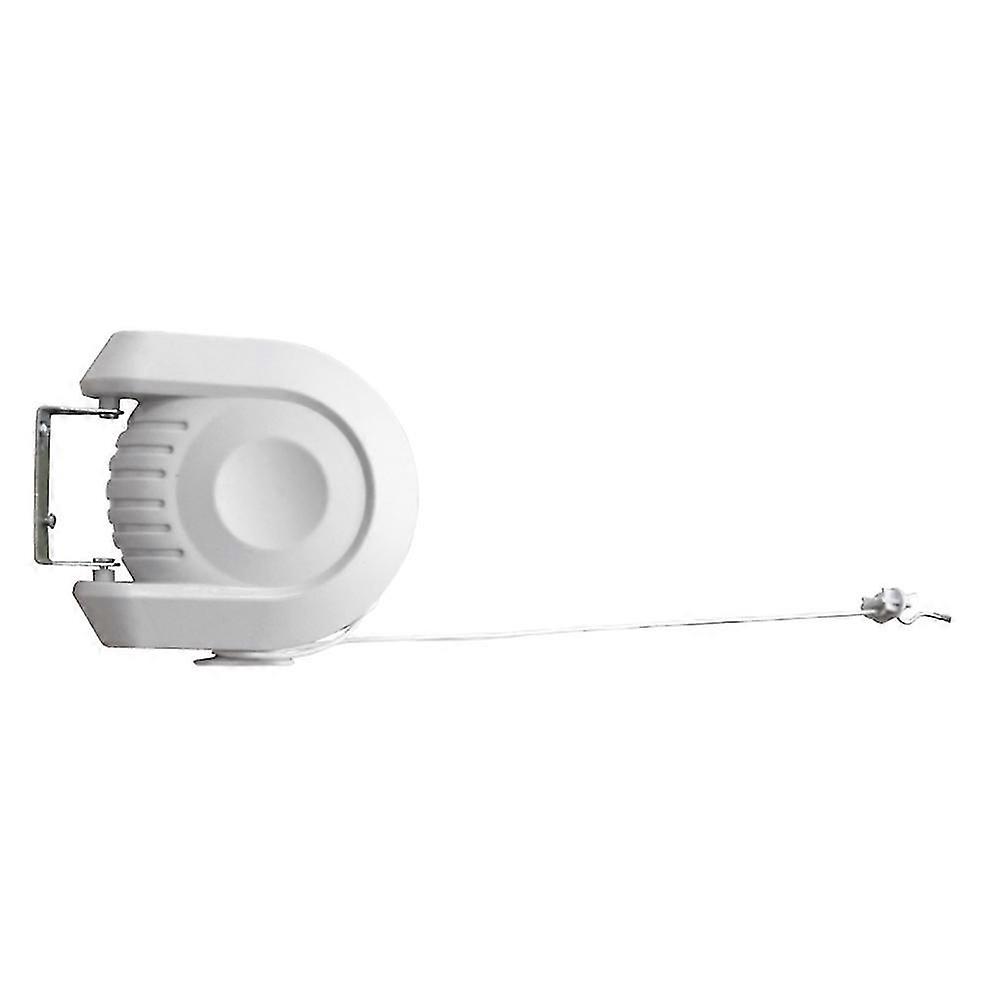White Hanging Clothes Machine for Coats with Automatic Rewind 15m Portable Retractable Clothesline