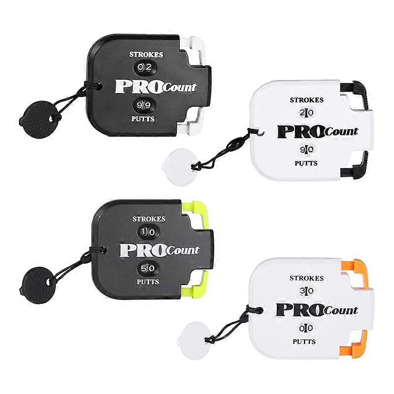 Golf Score Counter with Reset Tool and Key Chain