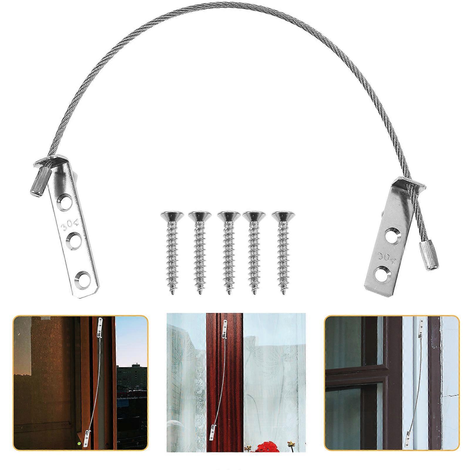 Child Proof Window Locks Security Cable Lock Baby Protection 15Pcs
