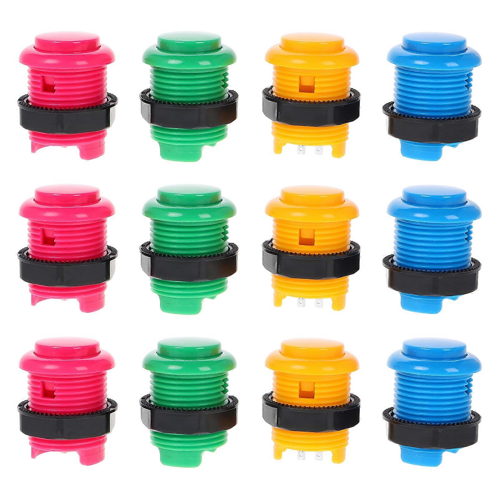 Street Video Games Push Button Switch Game Accessories Pack 24Pcs