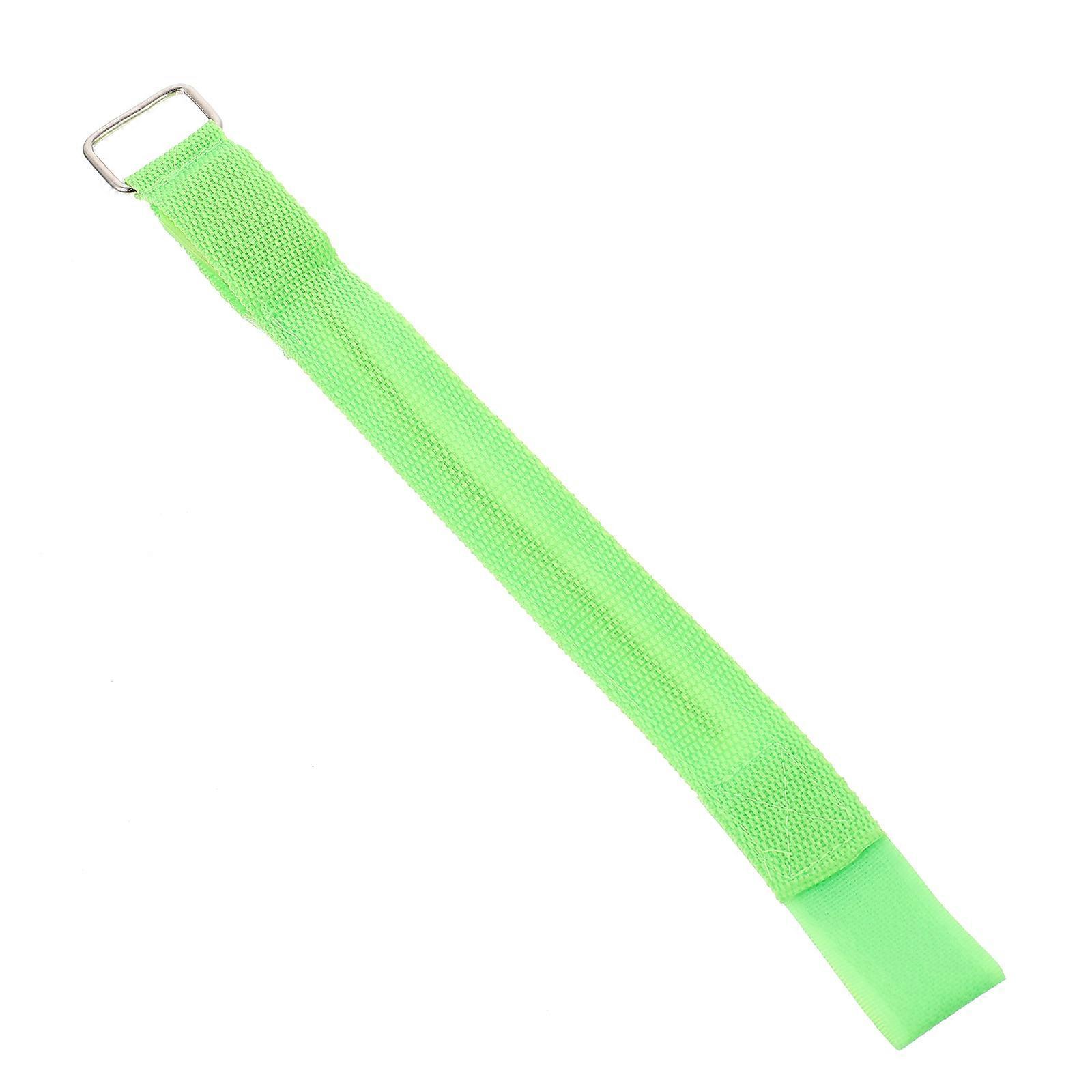 Luminous Arm Strap Outdoor Adjustable Band For Cyclists With Button Battery And 2.5X18.5CM Dimensions 2Pcs
