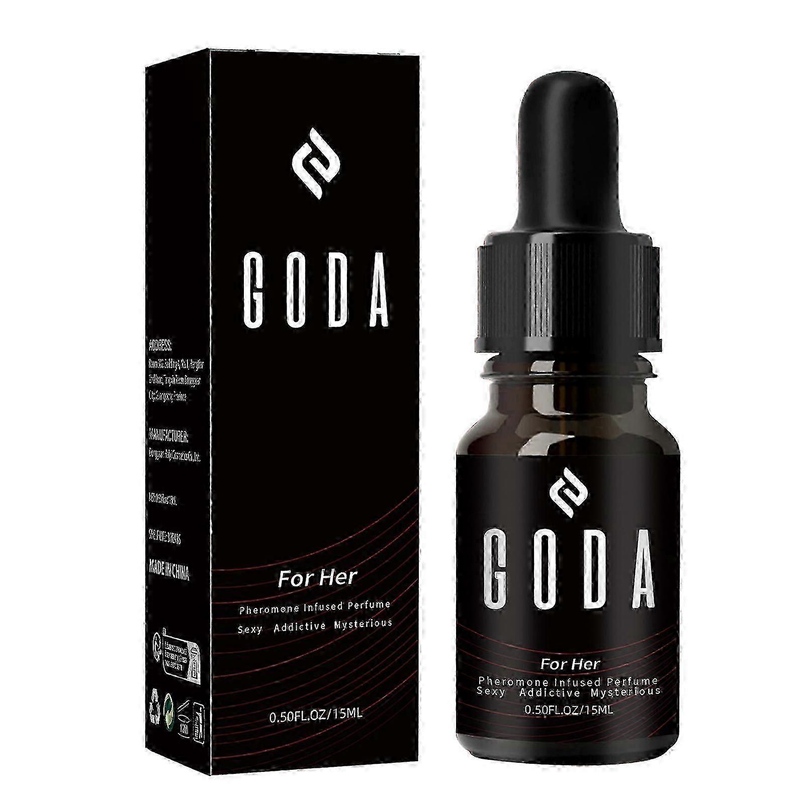 1-3X GODA Για το Γυναικείο Φερομονικό Άρωμα -15ml/0.50 fl. oz - Γυναικεία αρώματα μακράς διαρκείας με γιασεμί και τριαντάφυλλο - Floral αρωματικό λάδι με γλυκό