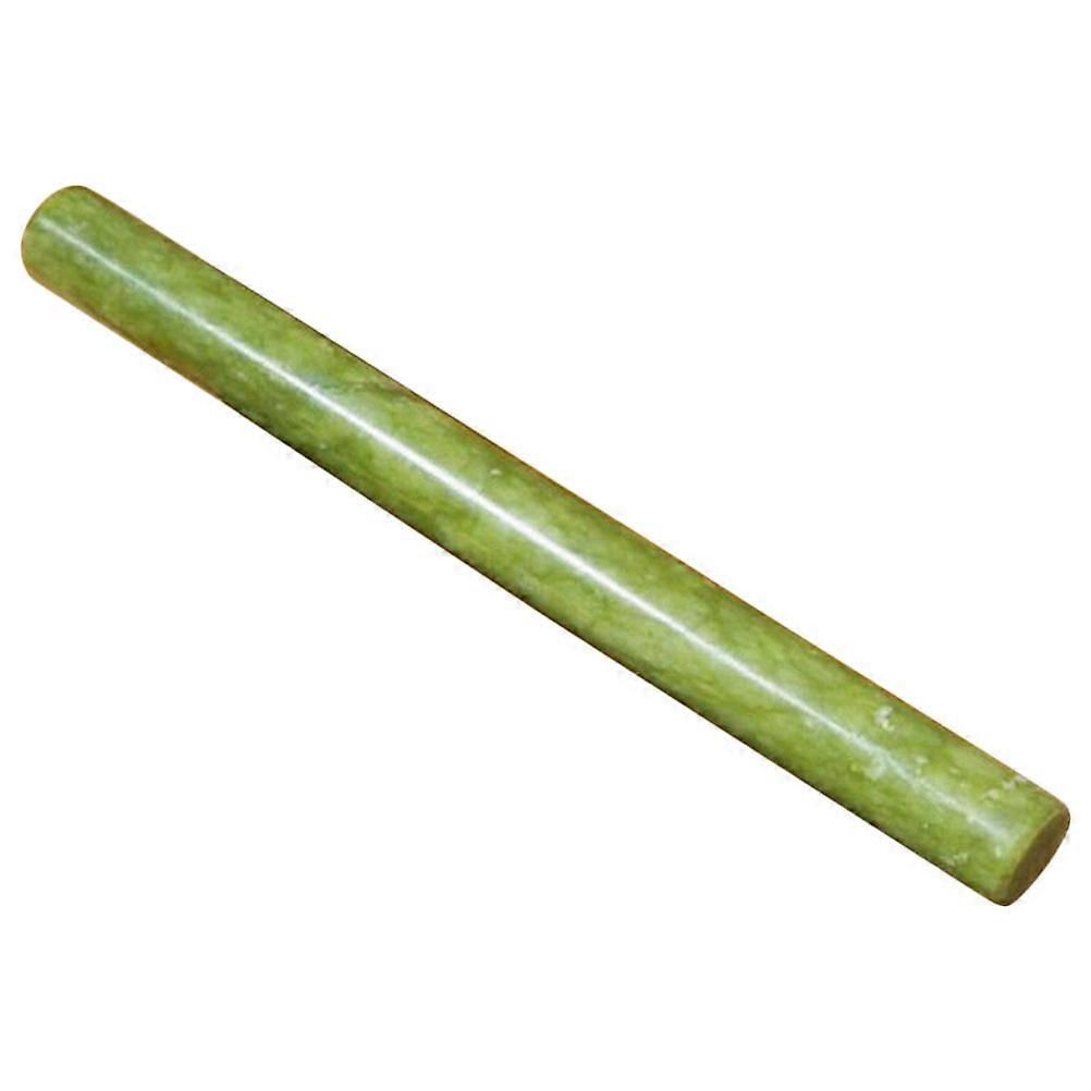 Dough Rolling Pin 3Pcs Marble Roller Pin Long Shape 26X2.5Cm Green For Making Pizza Cookies