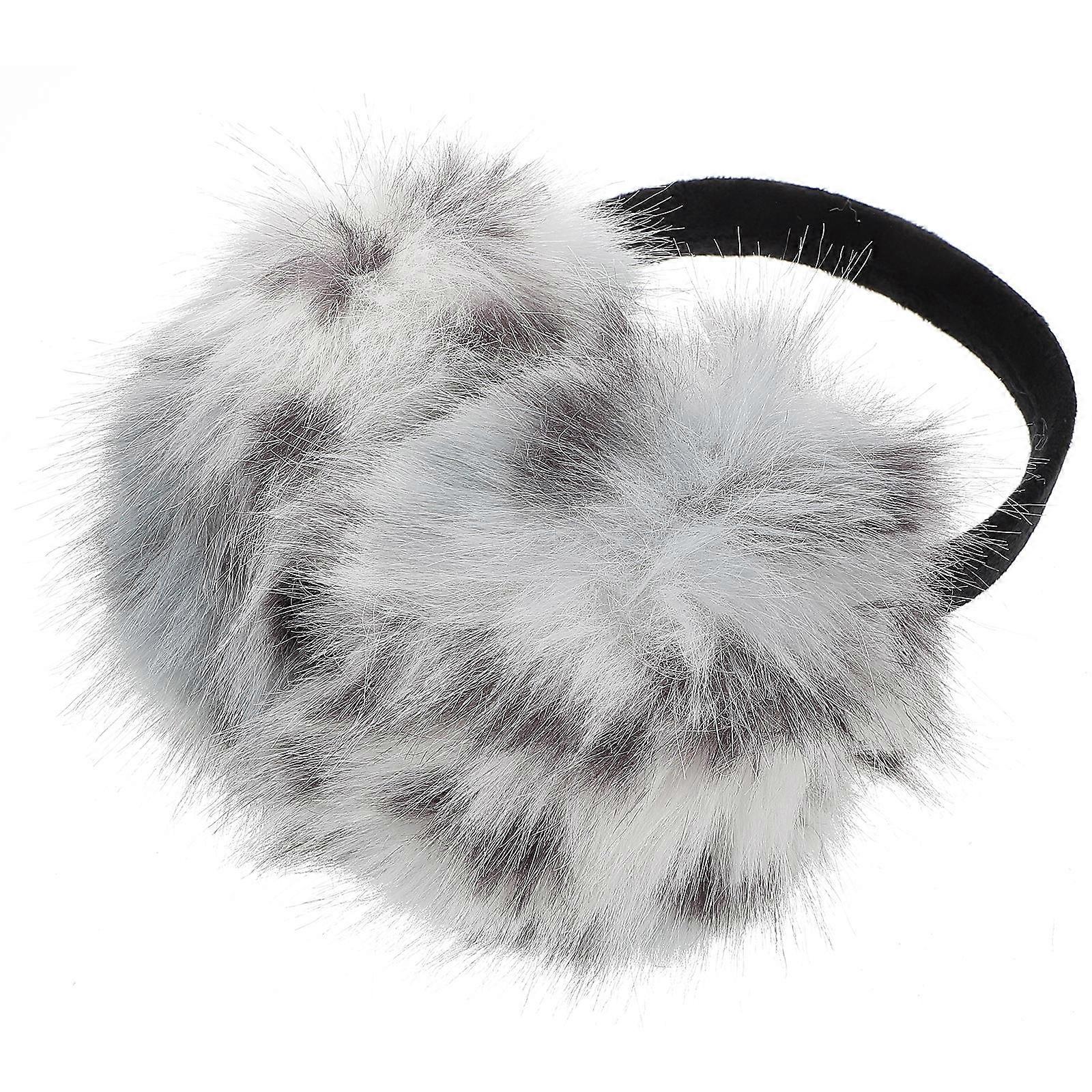 Soft Winter Ear Muff for Women Foldable Ear Covers 2Pcs