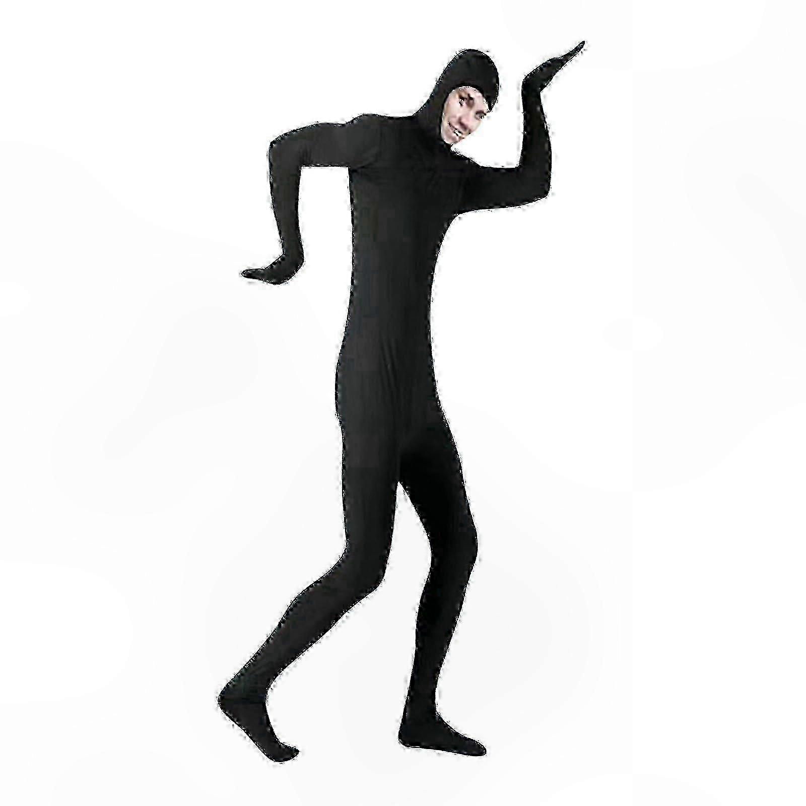 Spandex Performance Bodysuit for Halloween and Costume Events, 260-300g Open-Face Design