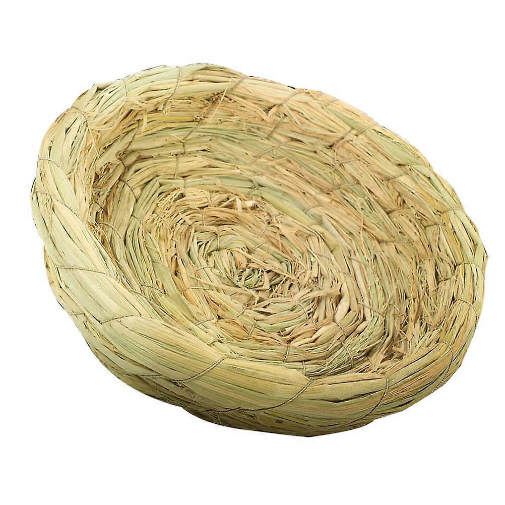 Birds Nest Adornment Straw Nest for Breeding 1 Piece