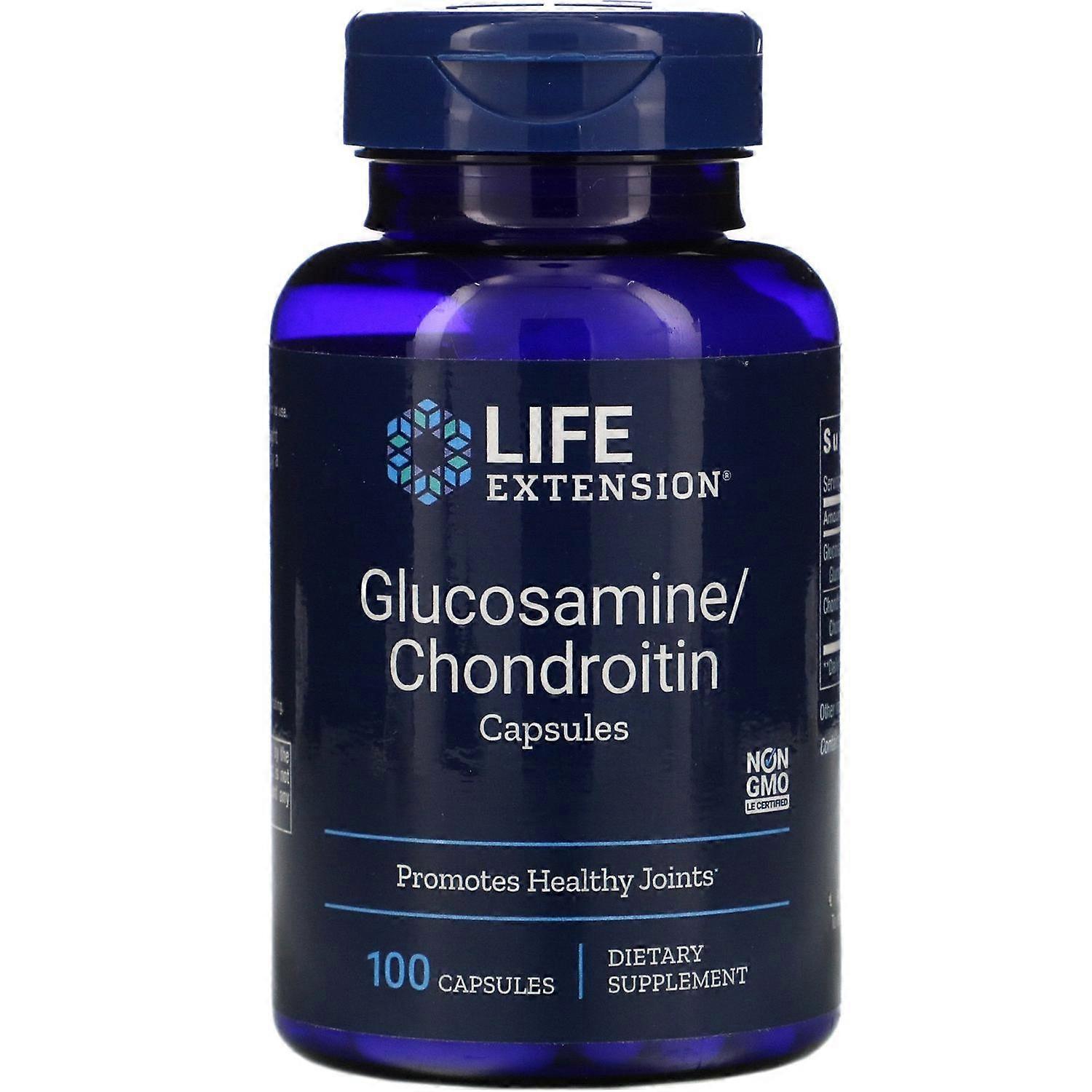 Life Extension, Glucosamine/Chondroitin Capsules, 100 Capsules