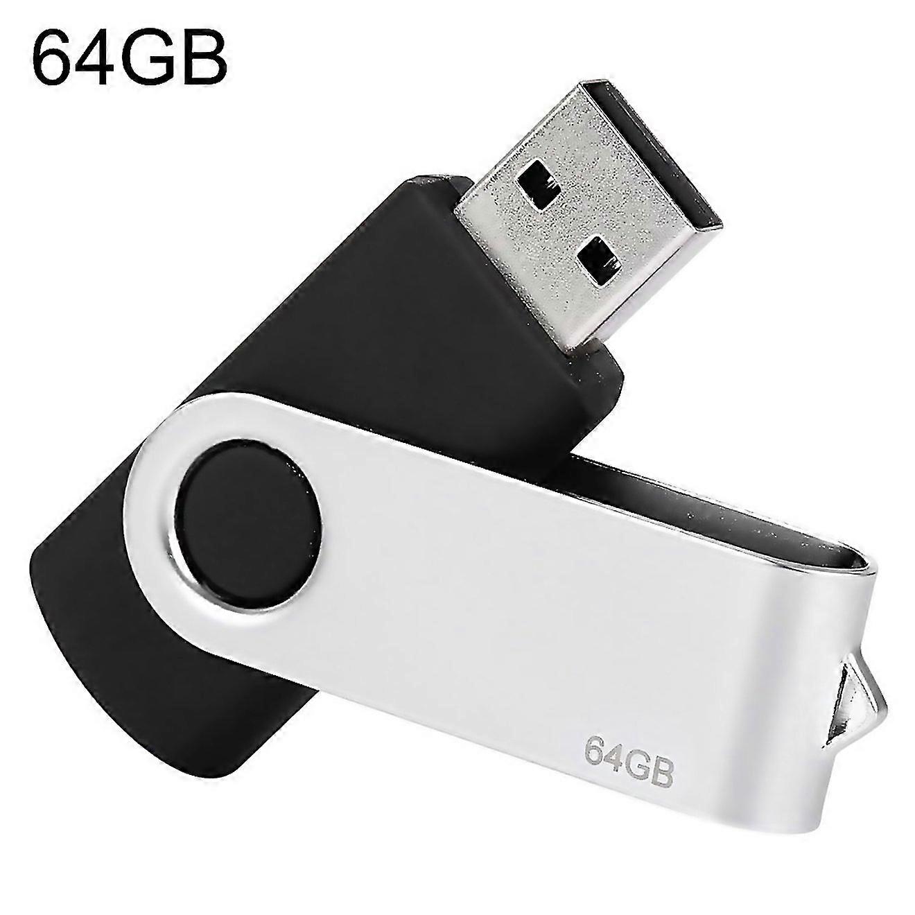 For 64gb Twister Usb 20 Flash Diskblack