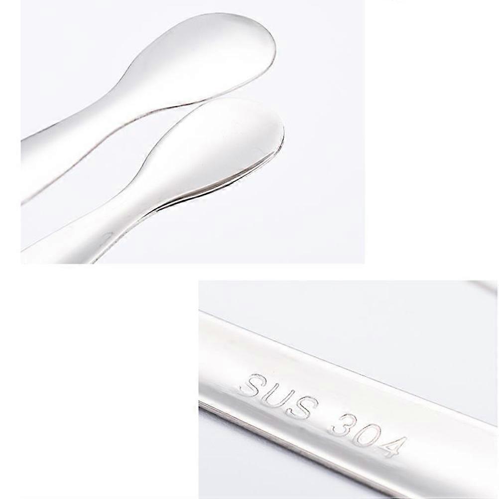 Mini Serving Tongs for Sugar Cubes 6Pcs Stainless Steel Ice Clip Set