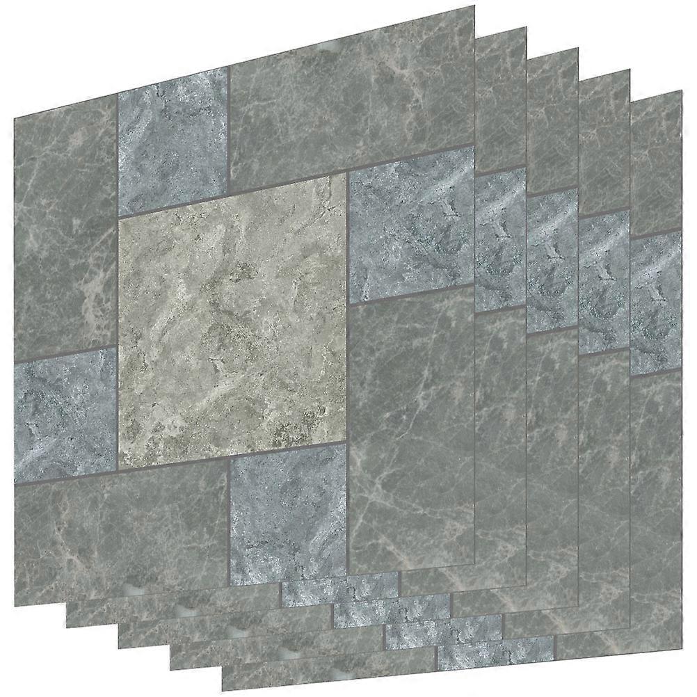 PVC Floor Tile Decals Waterproof Stickers for Decoration 20 Sheets