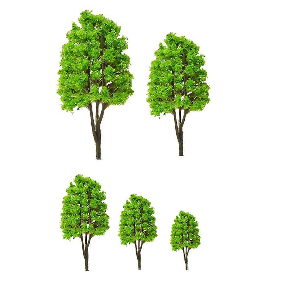 Lifelike Tree Decor Small Model for Sand Table Decoration 20Pcs