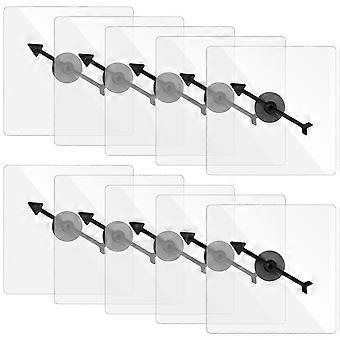 10Pcs plástico jogo flechas girando crianças brinquedos interessante desktop seta brinquedos