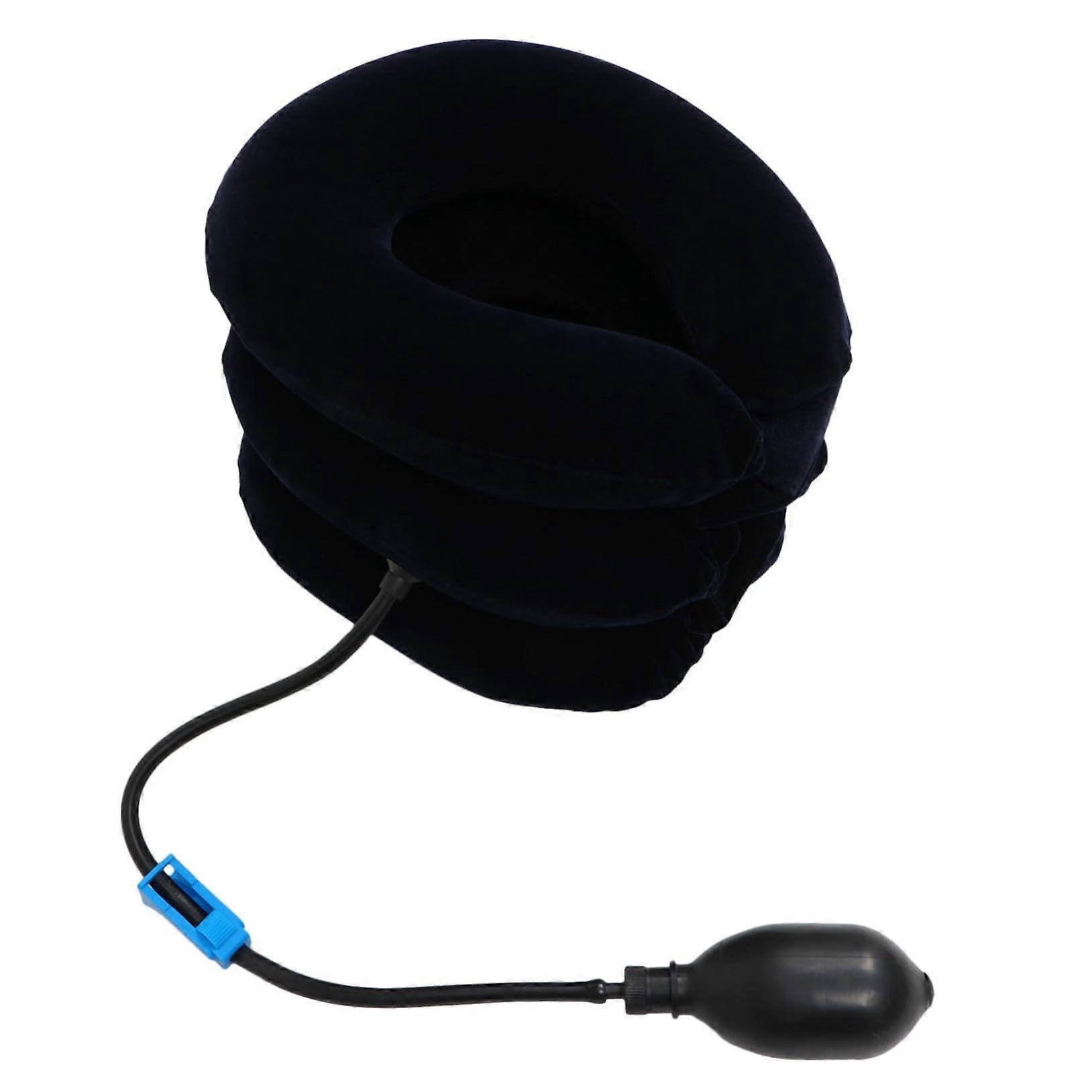 Inflatable Ushaped Cervical Device Pillow For Neck Relief And Posture Correction For Home And Office Use