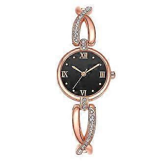 Montre à quartz de luxe LVPAI pour femme avec bracelet en strass (n° 1) 25-26 s