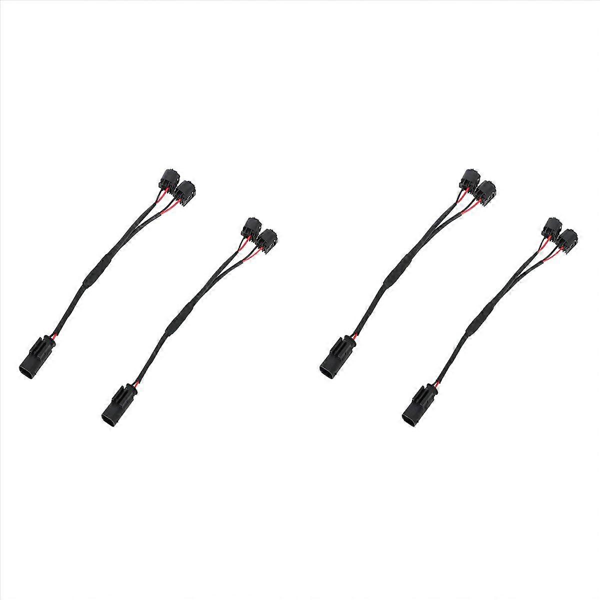 2X Motorcycle Shunt Circuit Socket Extension Adapter