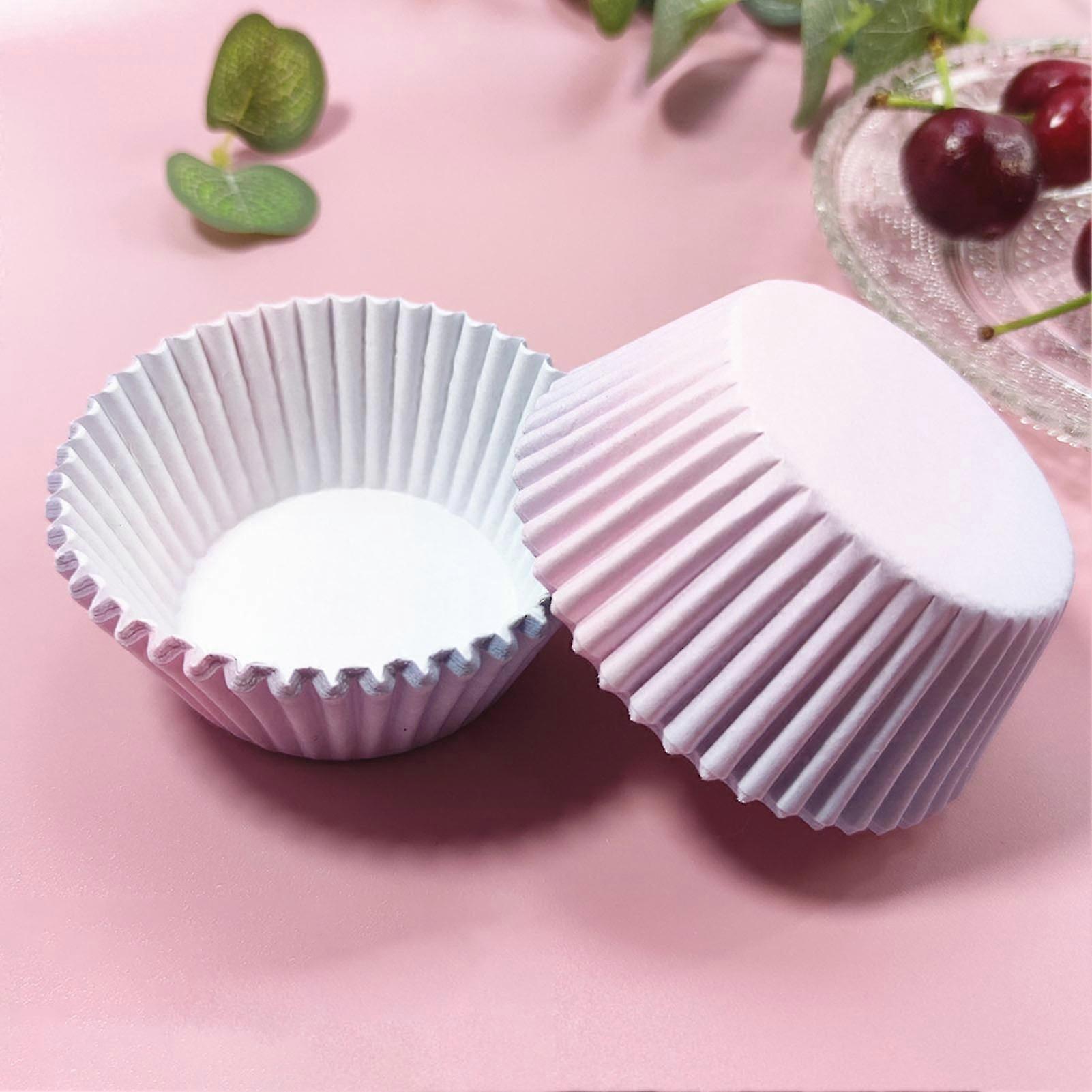 5 förpackningar med pappersmuffinsfoder fettsäker gradient bakformar papper