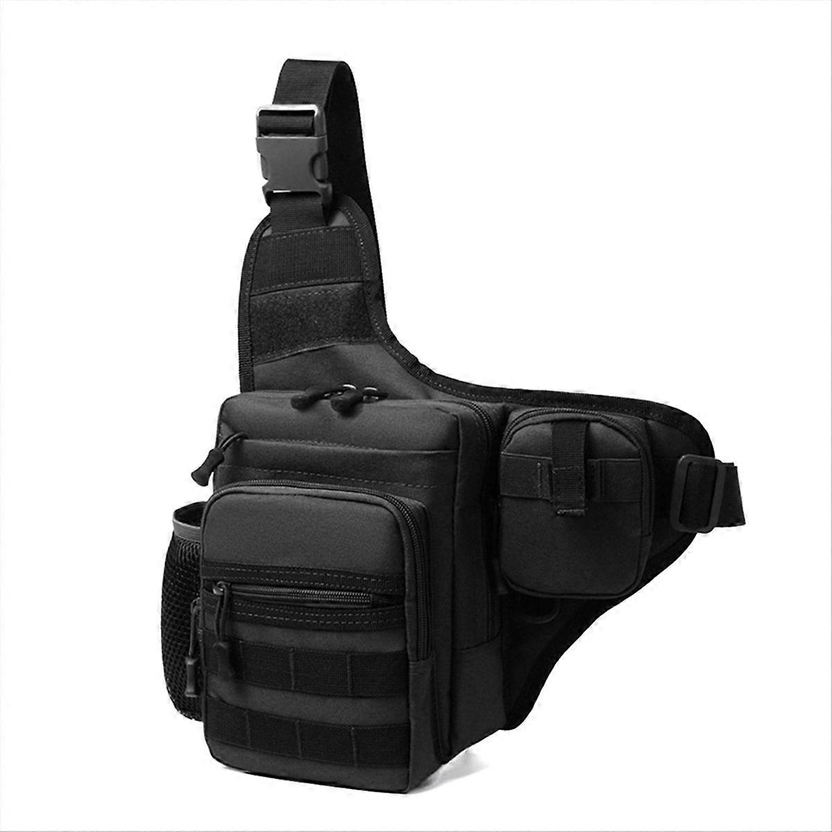 Retkikiipeilykassi, rintatasku, musta