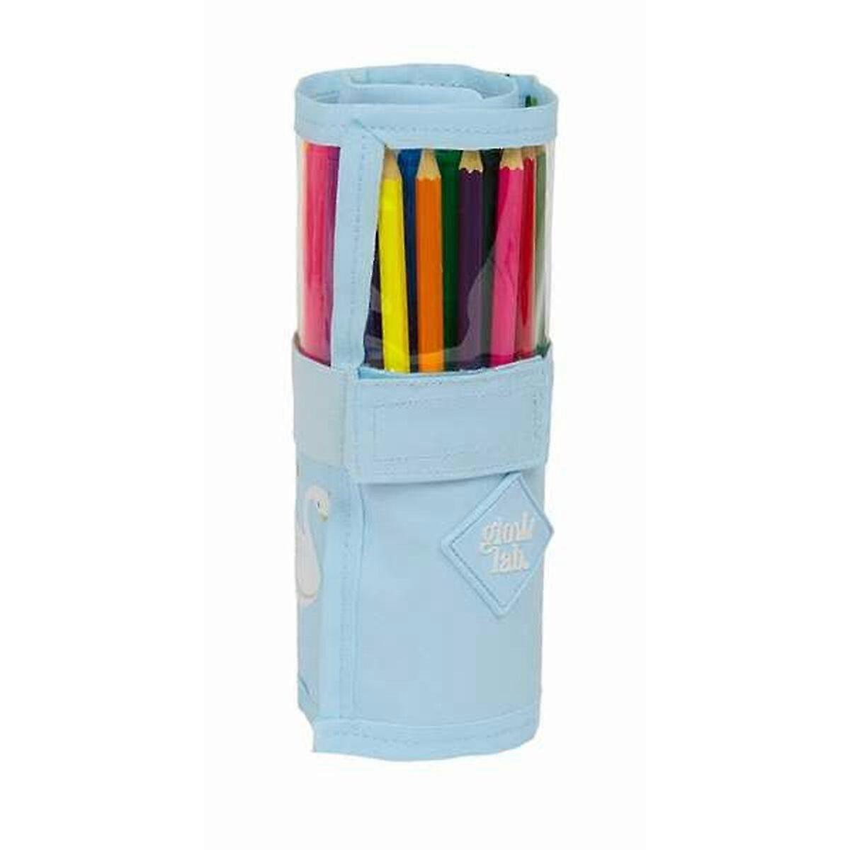 Pencil Case Glow Lab Cisnes 7 x 20 x 7 cm Roll-up Swan
