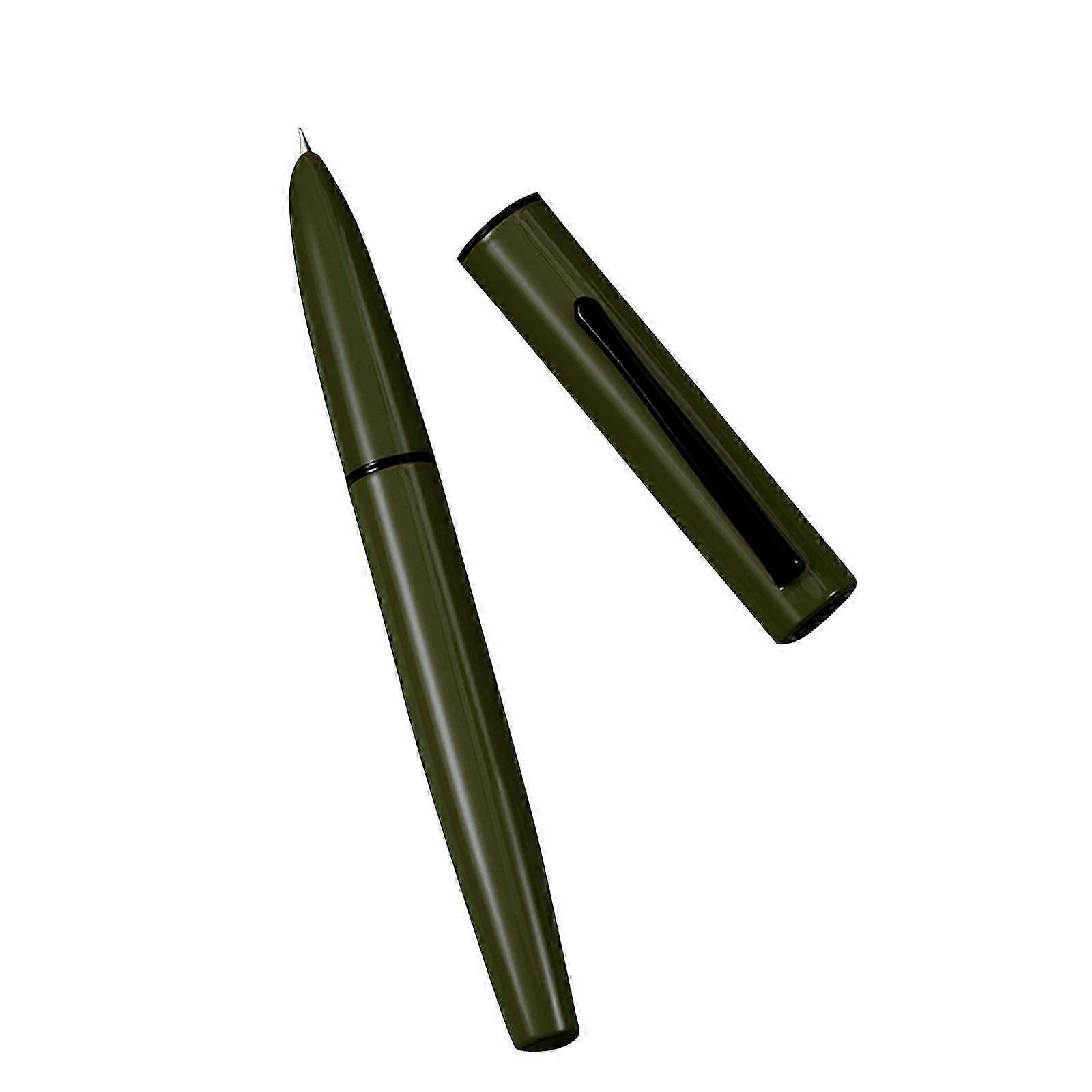 New Hongdian C1 Metal Fountain Pen EF/F Nib Snow White&Classic Retro Design