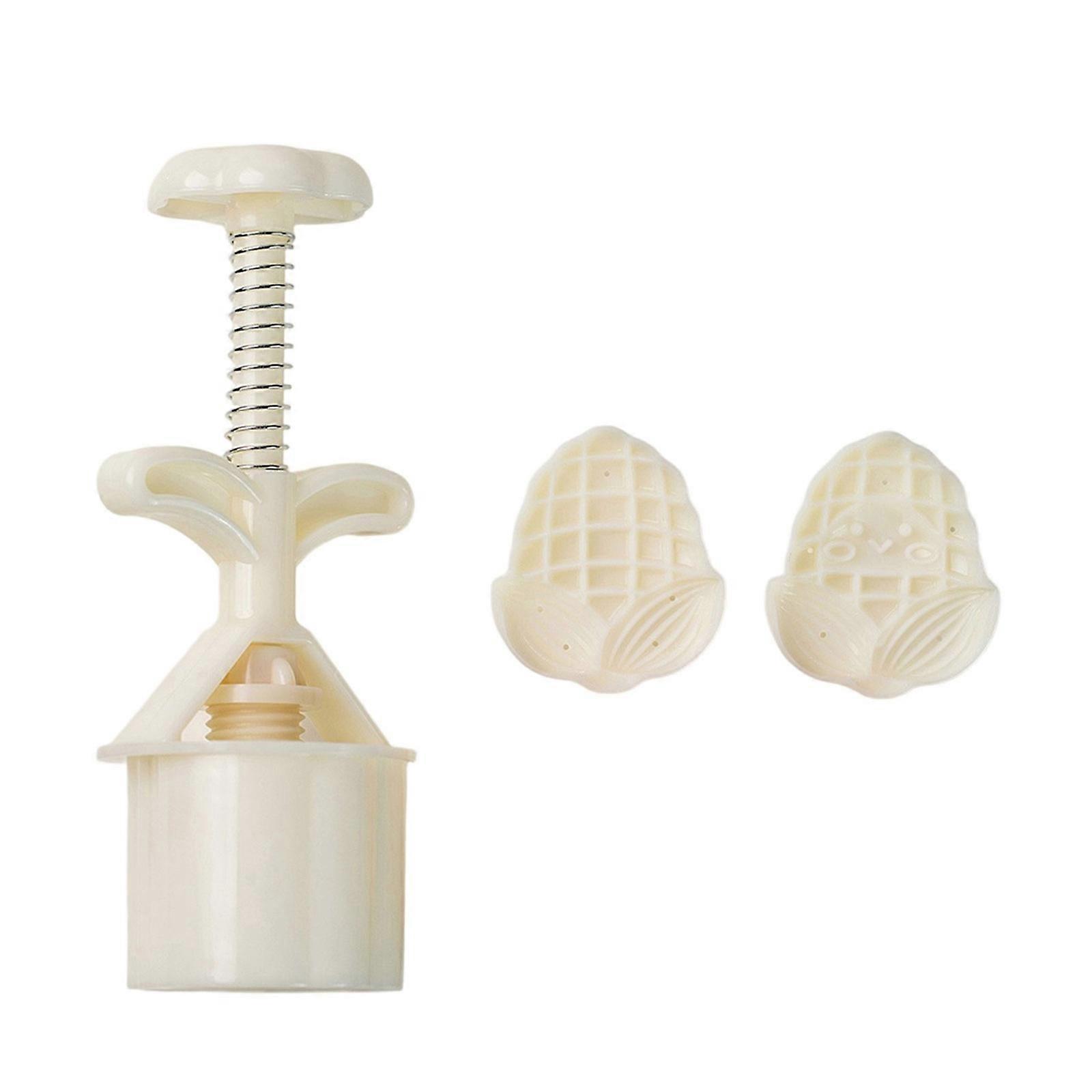 Durable Corn Mooncakes Crafting Molds User Friendly Mooncakes Crafting Molds with Corn Stamps for Festival Treat Multicolor
