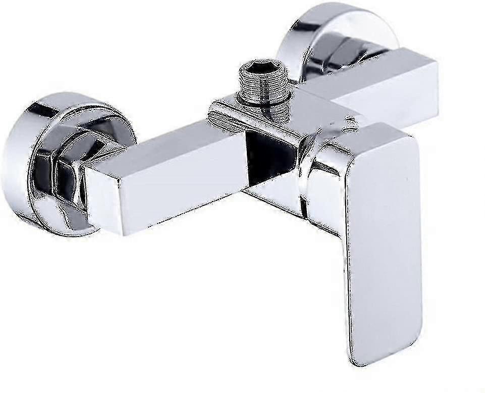 Veggmontert dusjkran kromfinish for varmt og kaldt vann K