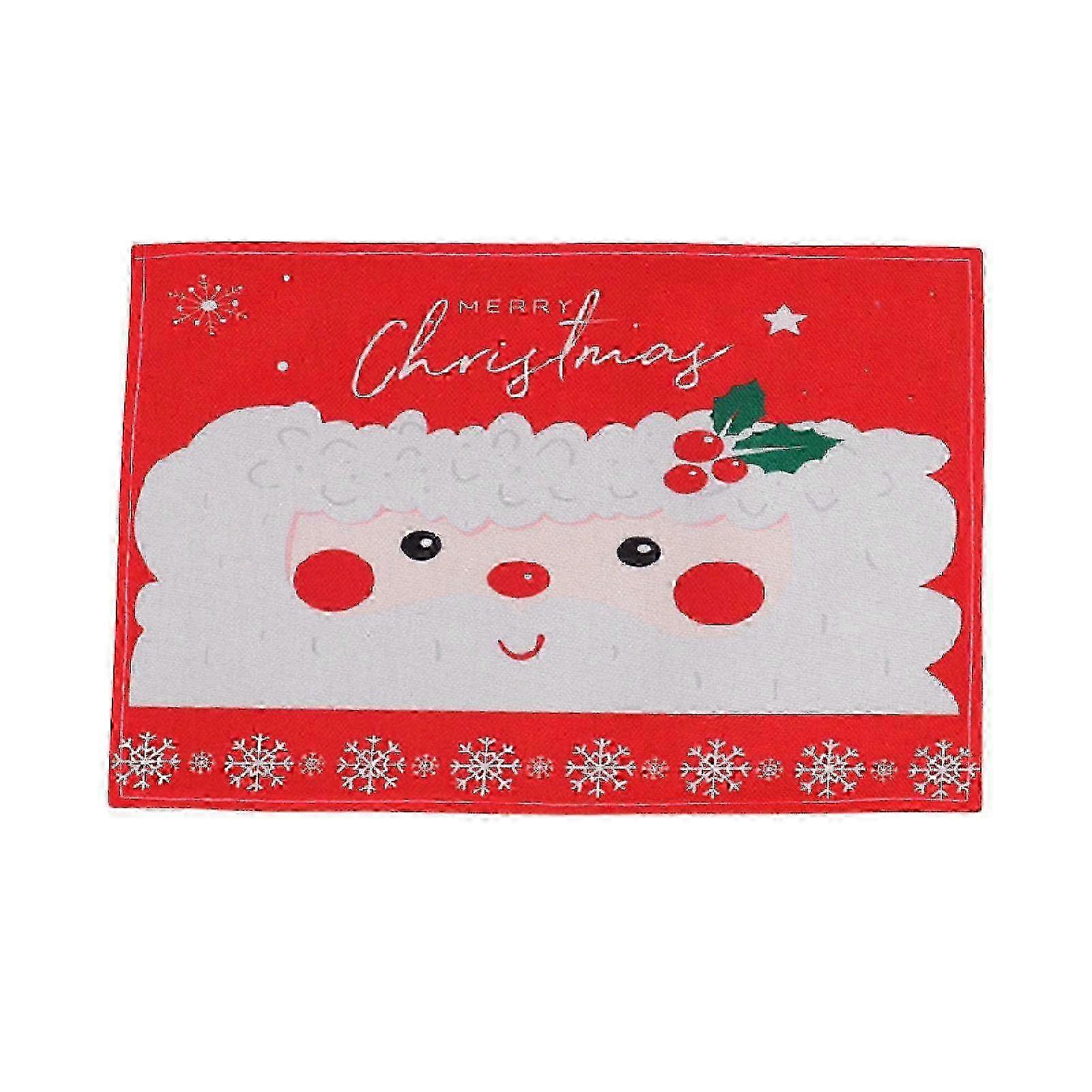 Santa Pattern Tableware Mat