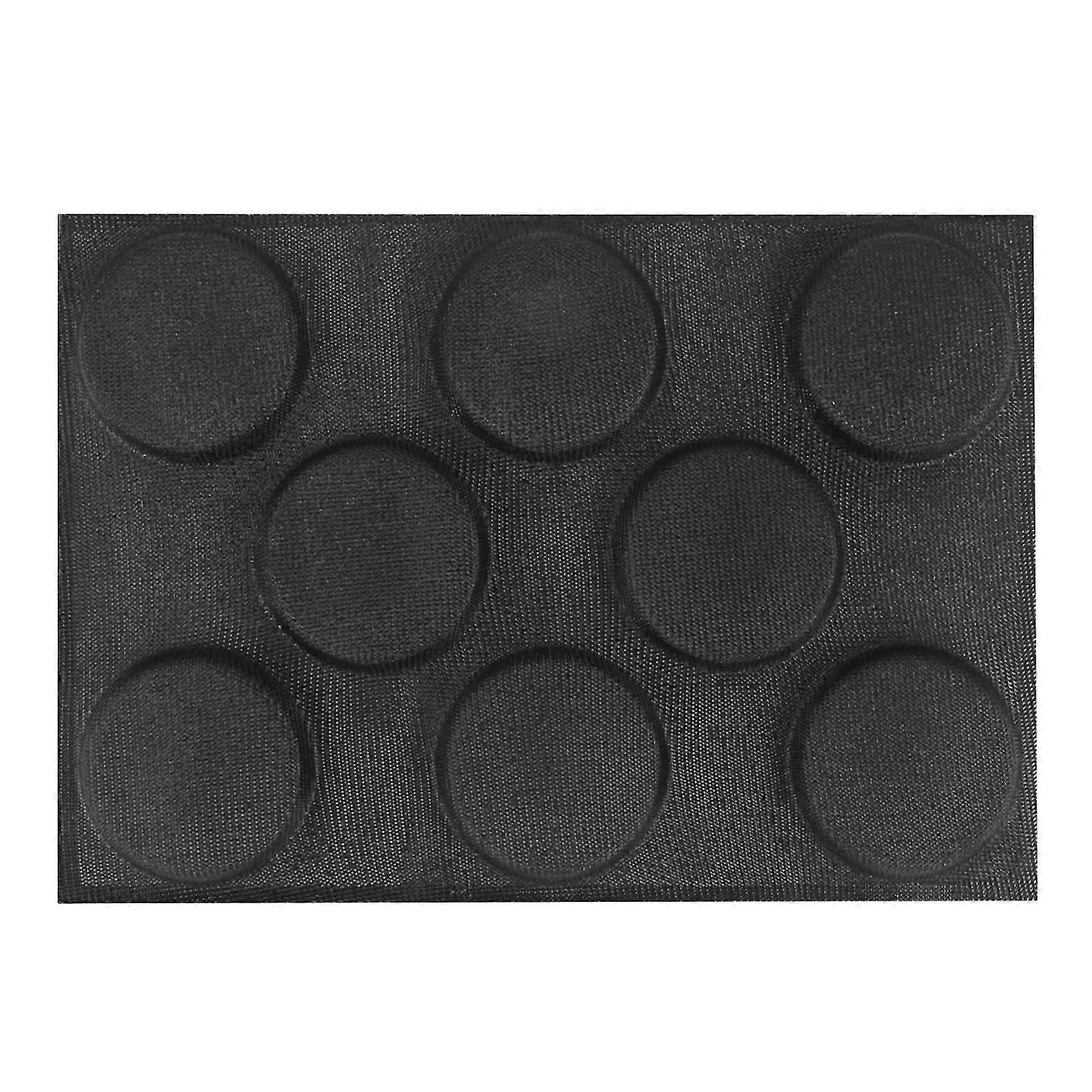 Silicone Hamburger Bread Forms Perforated Bakery Molds Non Stick Baking Sheets Fit Half Pan Size