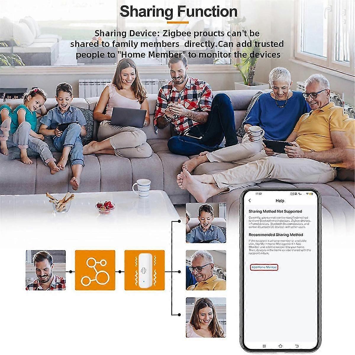 Tuya Smart Vibration Sensor ZigBee Tuya Sensor Monitor App Control Security Protection Zigbee Senso
