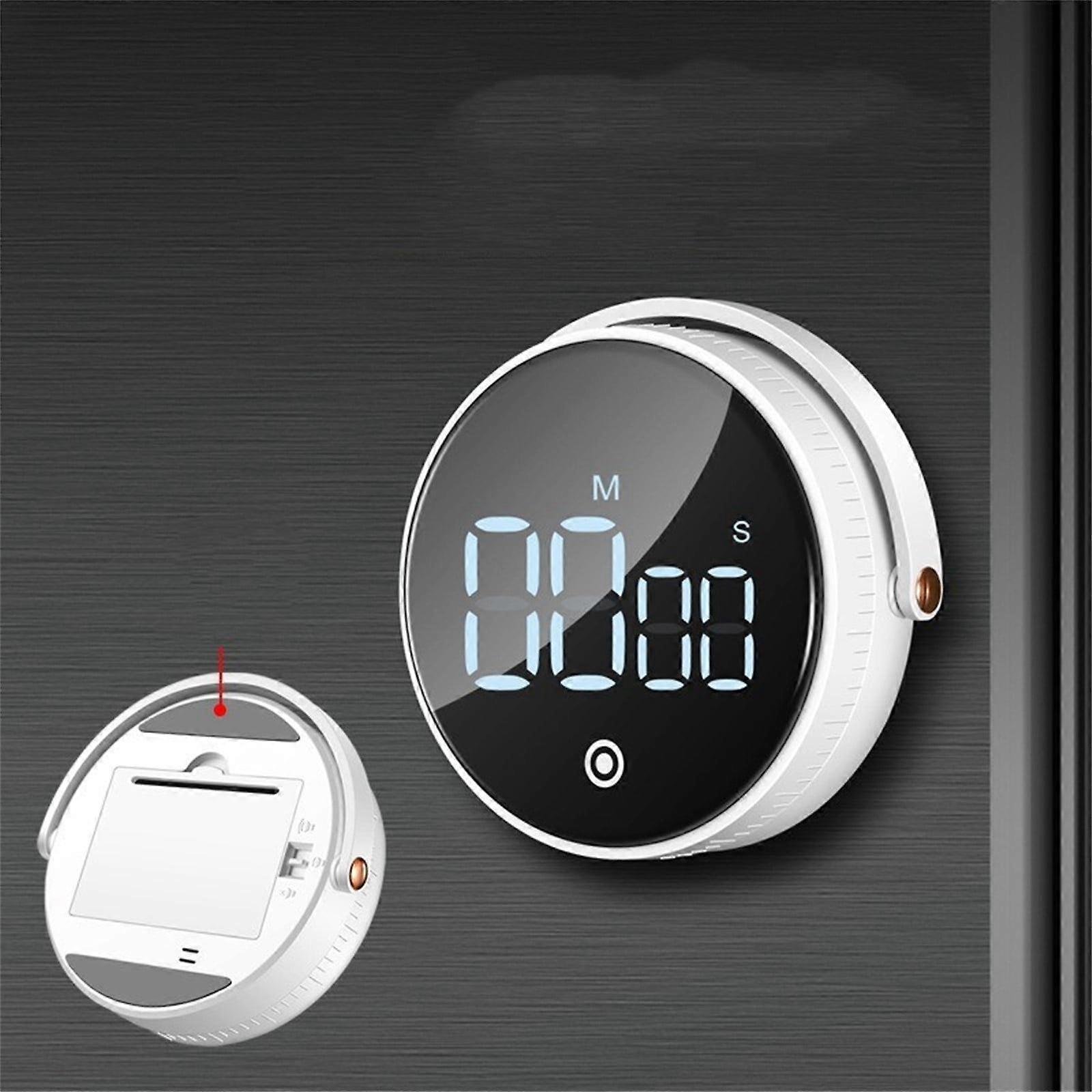 Rotary Countdown Timer Kitchen Magnetic Suction Student Reminder Baking Timer Large Screen Reminder, Electronics Gadgets