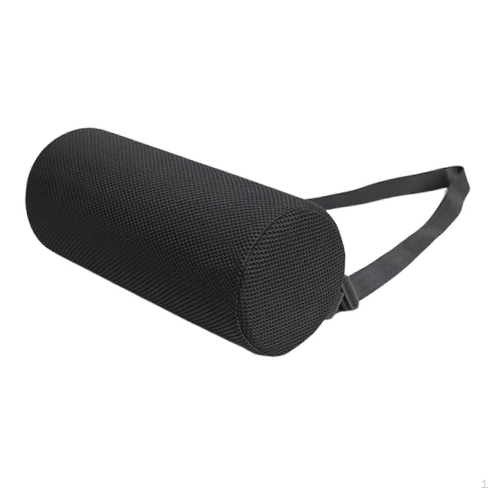Compact Waist Roll Pillow for Lower Back Support in Chair Or Car