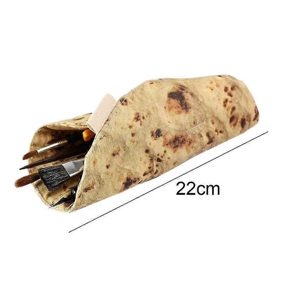sysy Creativo Tortilla Penna Astuccio Divertente Burrito Cancelleria Matita Sacchetto Portapenne Custodia per il trucco