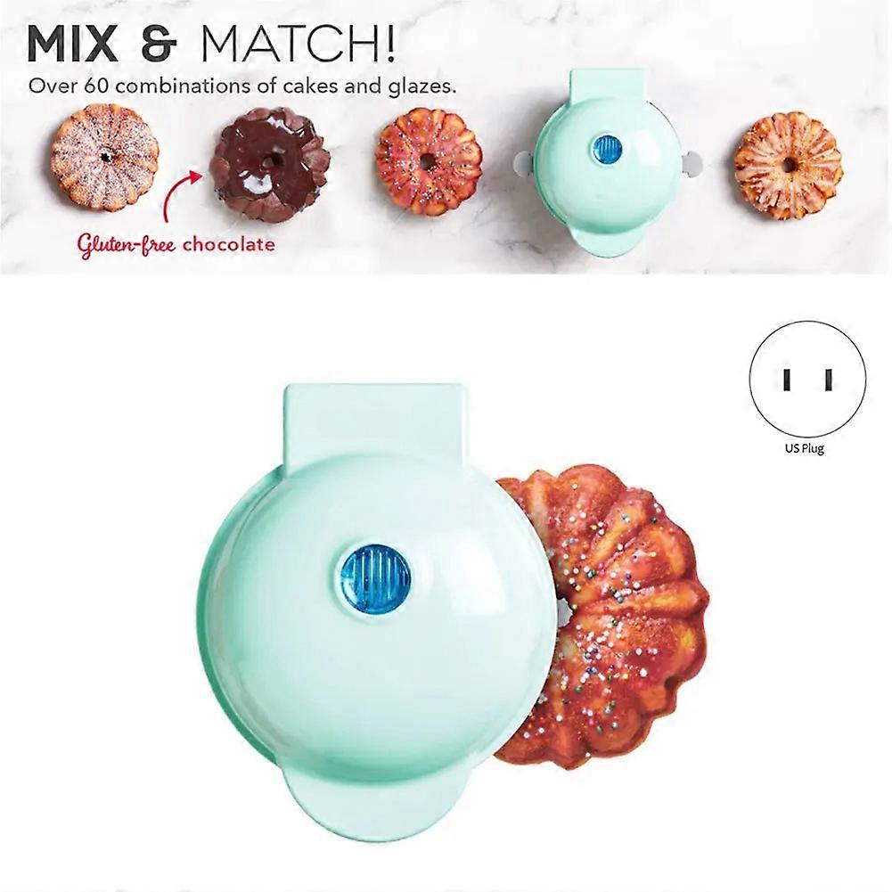 Min Make-Waffle Household Pumpkin Pie Machine Children Breakfast Machine Mini Baking Machine Mini Machine US Plug