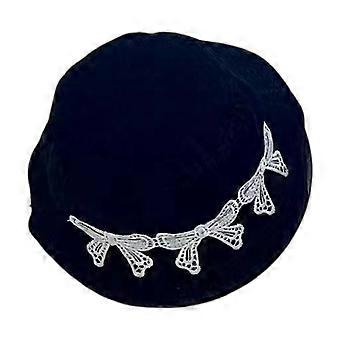 Lace Bowtie Fisherman Hat Sunproof Hat Street Snap Hat for Girl Women Bucket Hat Summer Travel Beach Sun Hat  light blue