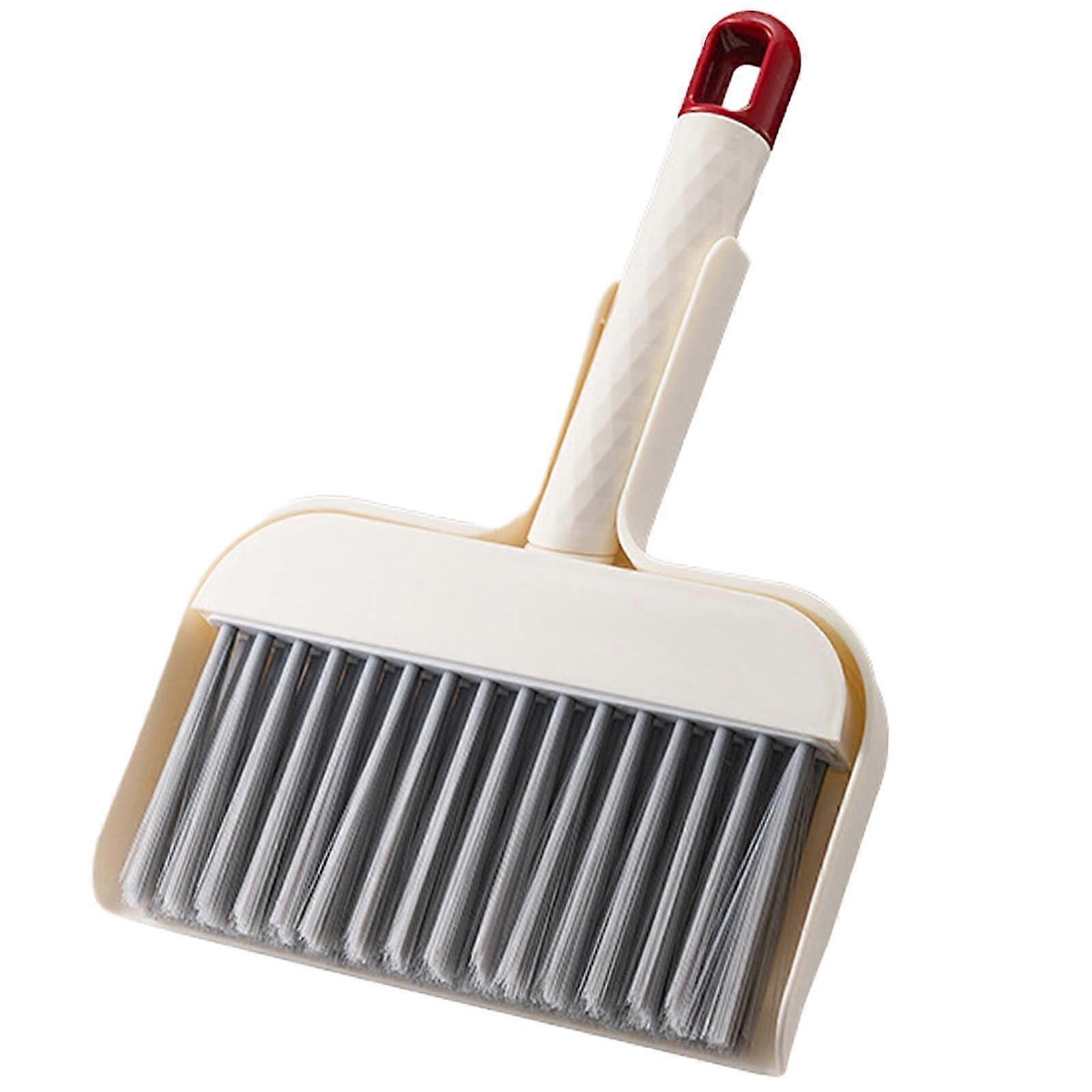 Mini Handheld Broom and Dustpan Set for Desk, Keyboard, Table, Car, Pet and Garden Cleaning