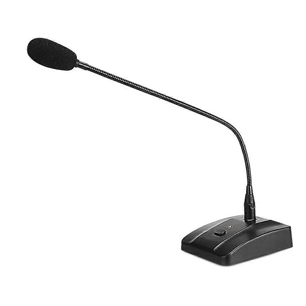 Professional Wired Conference Microphone Desktop Gooseneck Condenser Microphone for Broadcasting Speech Microphone