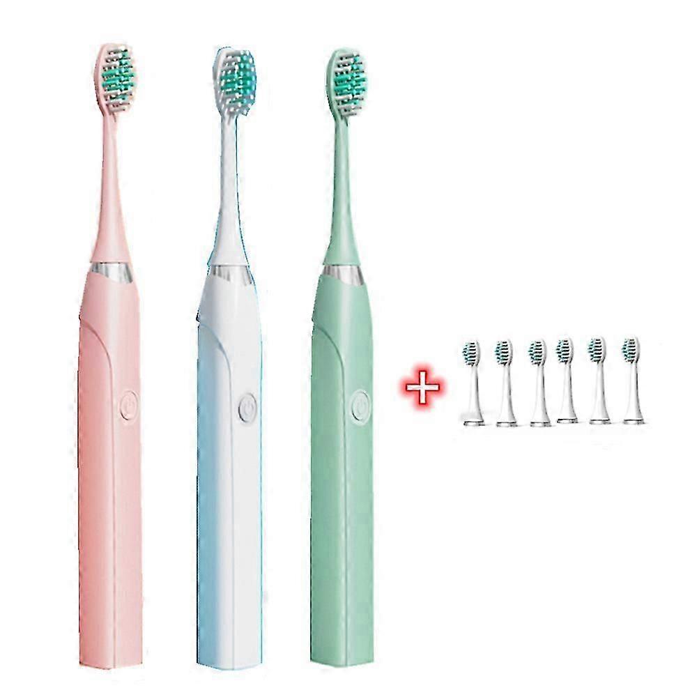 electric toothbrush with 6 replacement heads