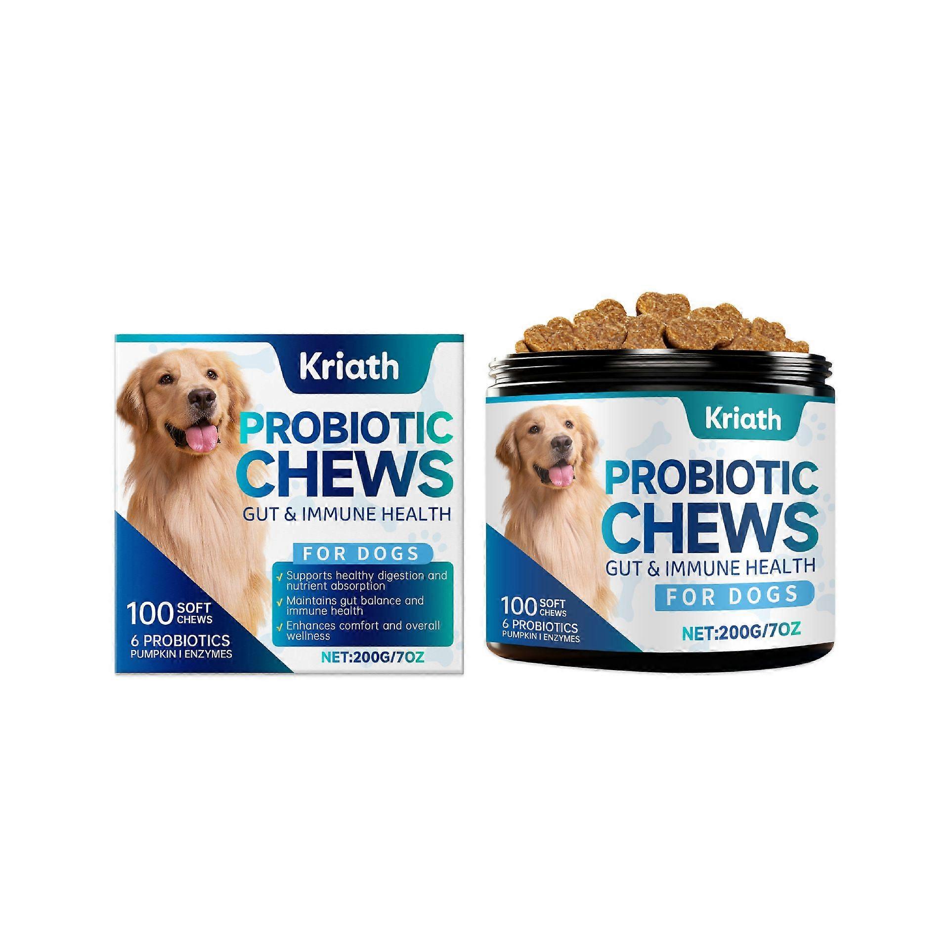 Kriath probiotic soft granules for dogs: Protects gut health, convenient for feeding, and a nutritional supplement.