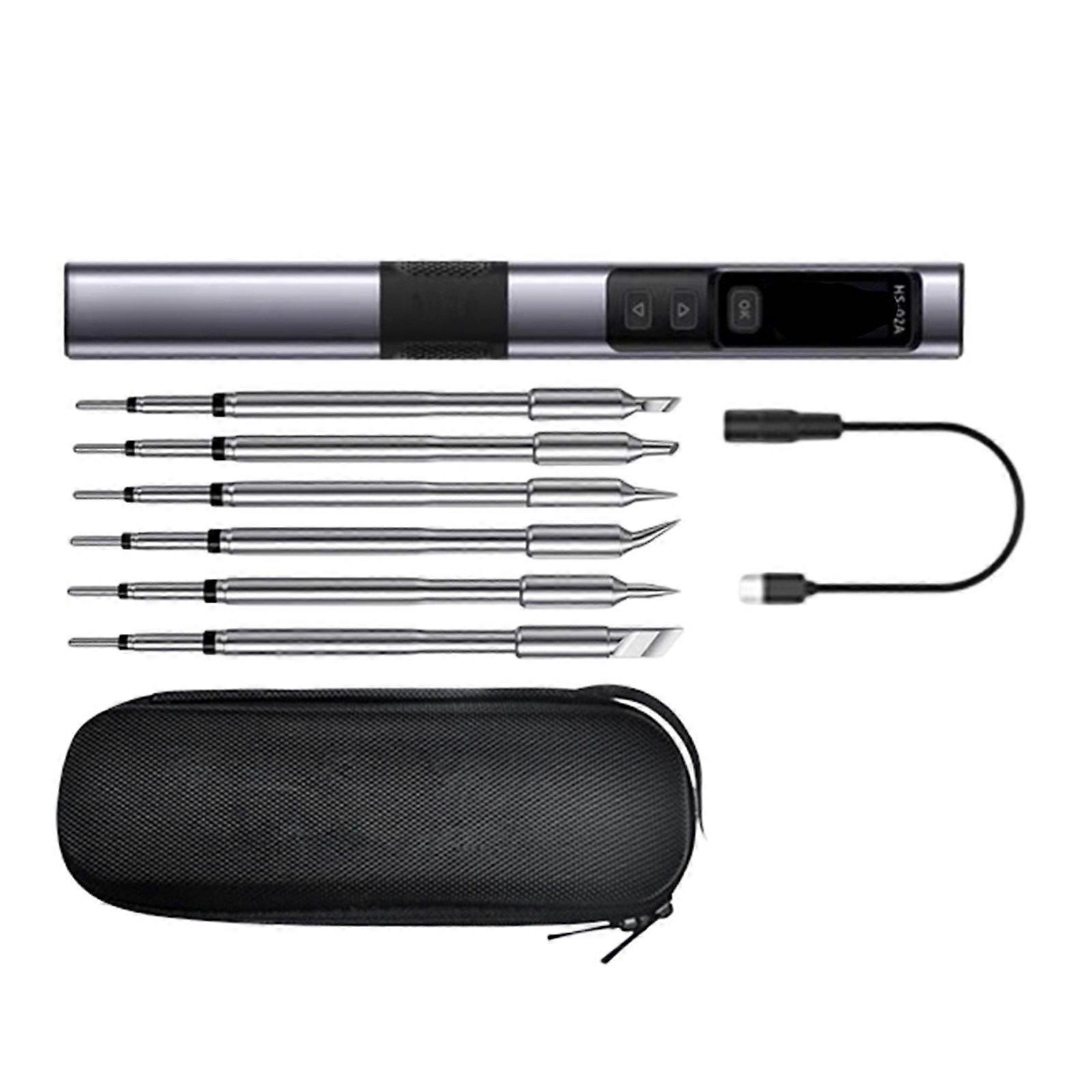 Fast Heating High Power 100W Soldering Iron Offering PID Technology from 100 to 450C for Various Welding Applications Multicolor