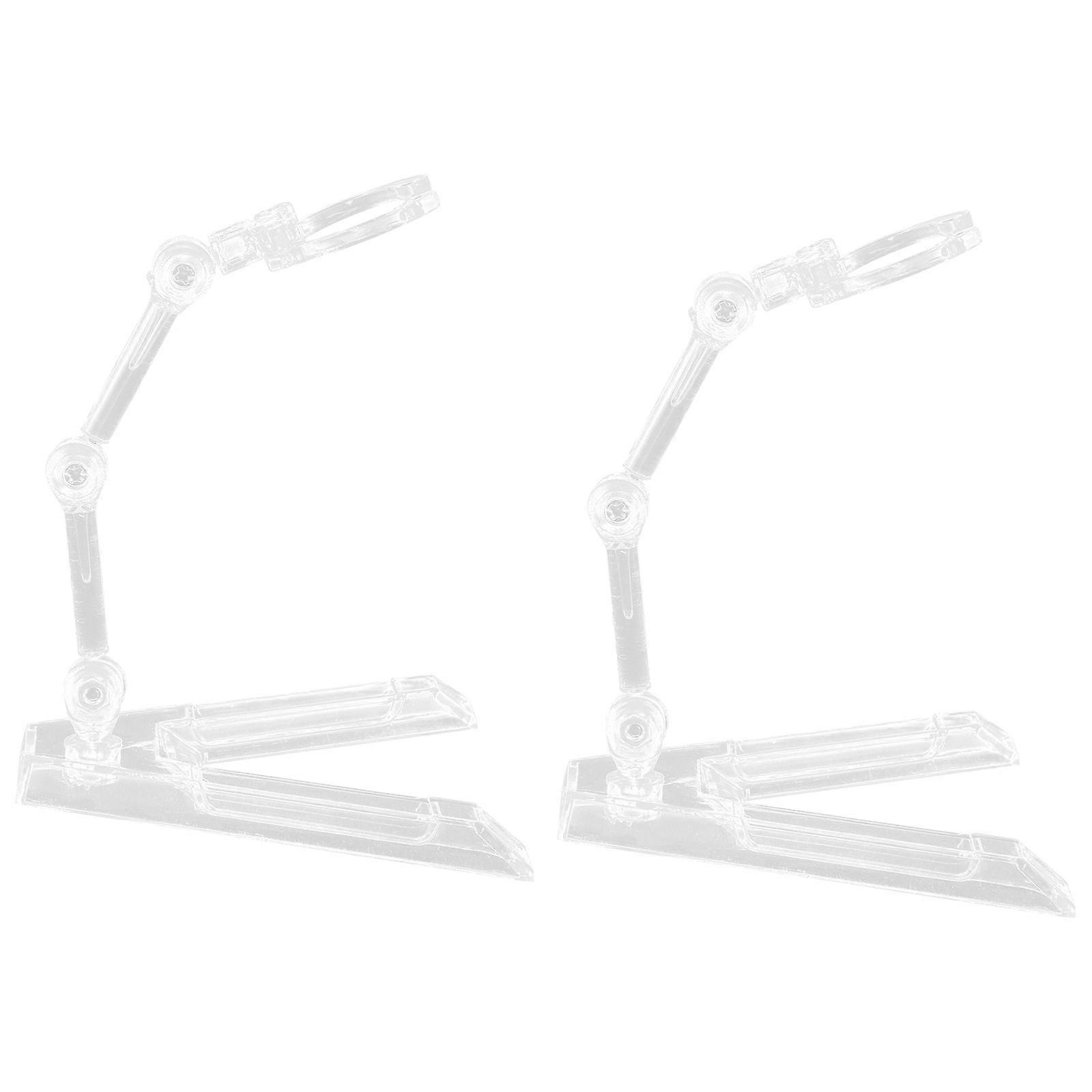 Plastic Desktop Figure Holder for Display with 16Pcs Set